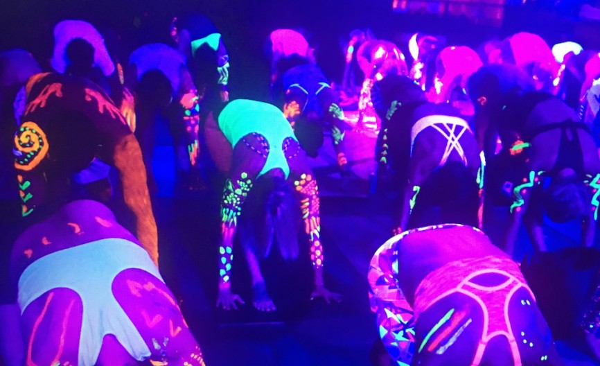 Blacklight Glow Yoga