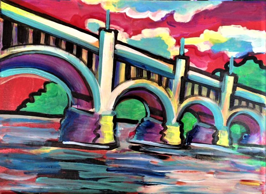 Gervais Street Bridge Pop Art