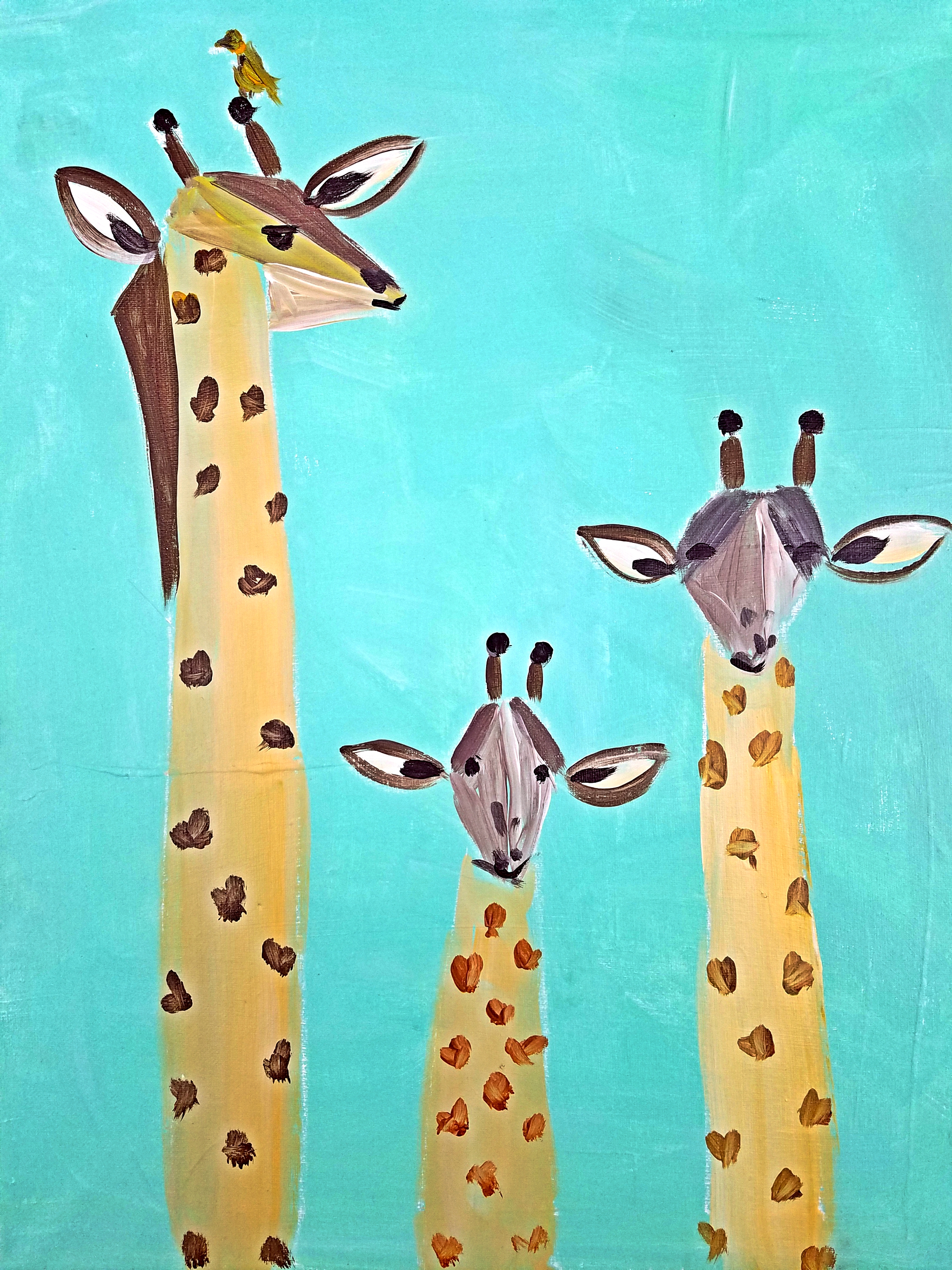 ZOOM Giraffe Family