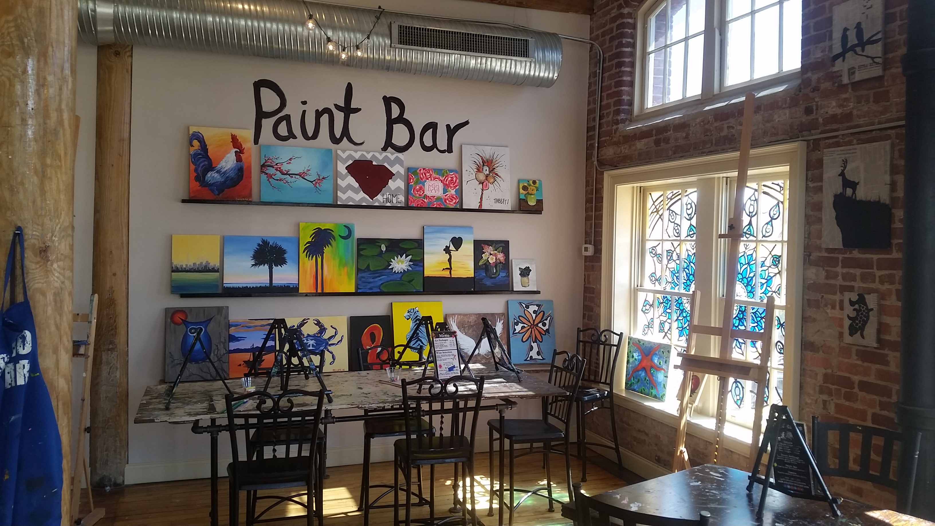 wine and paint bar